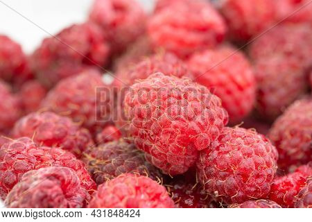 Fresh Raspberries As Background Or Texture.fresh Raspberries As Background Or Texture