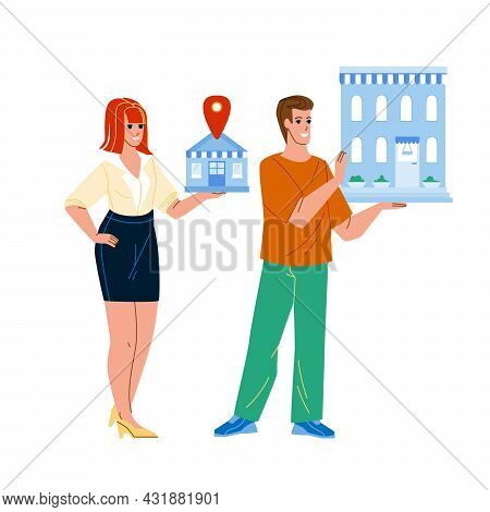 Small And Medium Enterprise Businesspeople Vector. Sme Enterprise Entrepreneurs Businessman And Busi