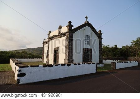 Ermida De Sao Salvador In Santa Cruz, Graciosa Island, Azores. High Quality Photo