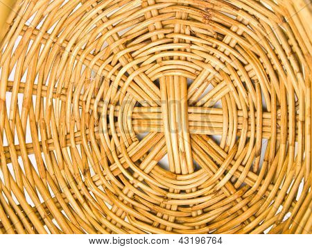 Closeup di vimini Rattan come sfondo