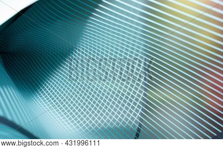 Blue Background With Lines And Cells Obstraction Conceptual
