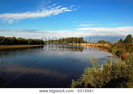 River am Vormittag