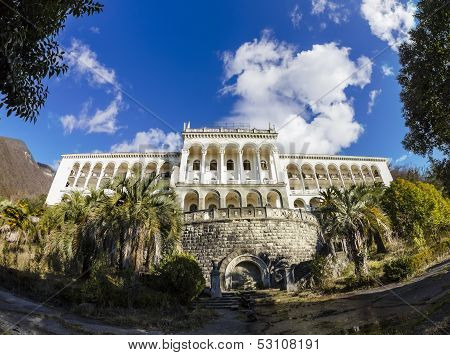 Abandoned Boarding House Gagripsh In Gagra, Abkhazia
