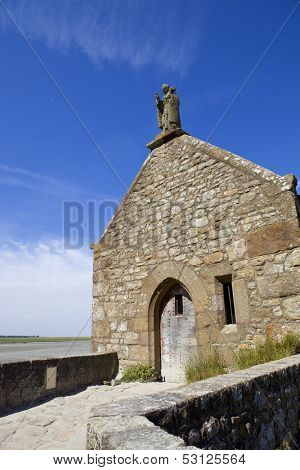 Saint Aubert Chapel, in Mont Saint Michel, France