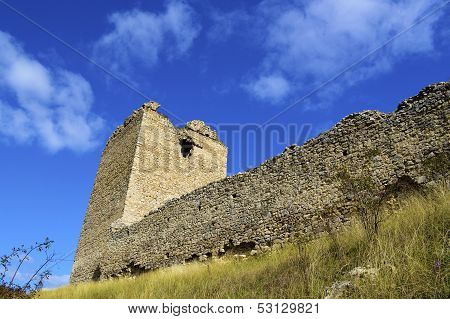 Tower Of Coltesti Fortress Built In The 13Th Century In Transylvania