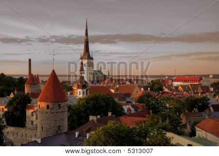 Cidade velha de Tallinn