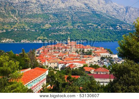 Town Korcula In Croatia