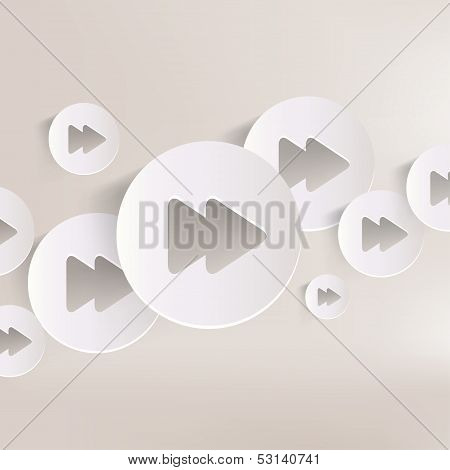 Forward or skip web icon
