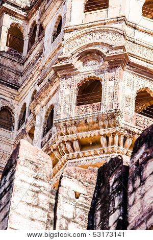 Mehrangarh Fort In Jodhpur, Rjasthan, India