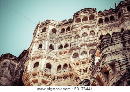 Mehrangarh Fort In Jodhpur, Rjasthan, India