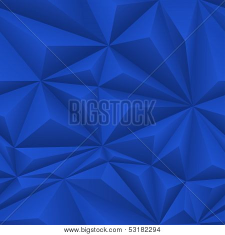 Blue Abstract Polygon Background Tile