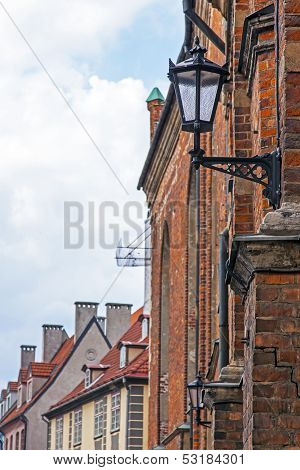 Riga , Latvia. Typical architectural details