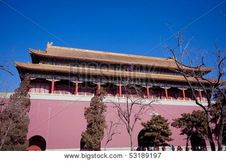 Imperial Palace In Beijing, China