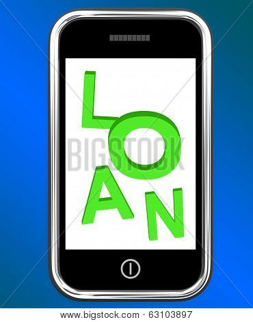 Loan On Phone Means Lending Or Providing Advance