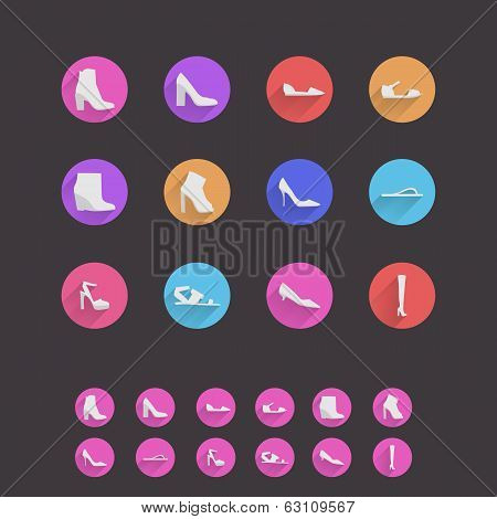 Icons for womens shoes