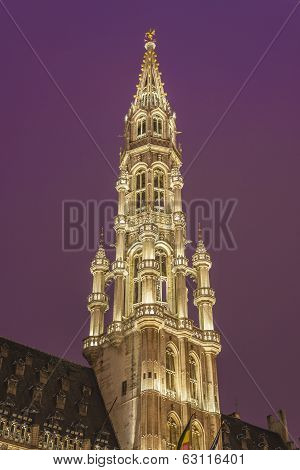Town Hall In Brussels, Belgium.
