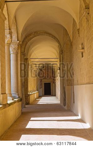 Abbey of St. Michele Arcangelo. Montescaglioso. Basilicata.