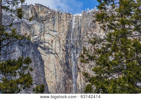 Frozen Waterfall In Yosemite II