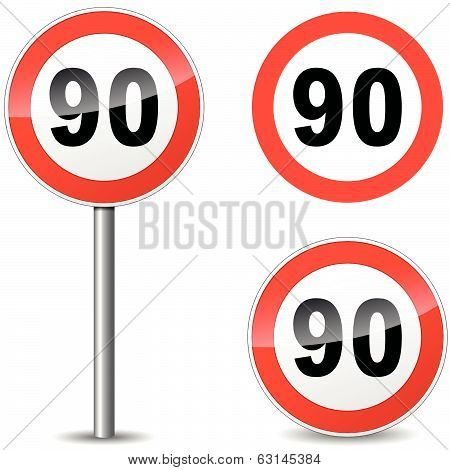 Vector Ninety Sign