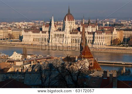 The Building Of The Parliament, Budapest