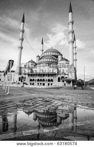 Kocatepe Mosque after rain - Ankara, Turkey