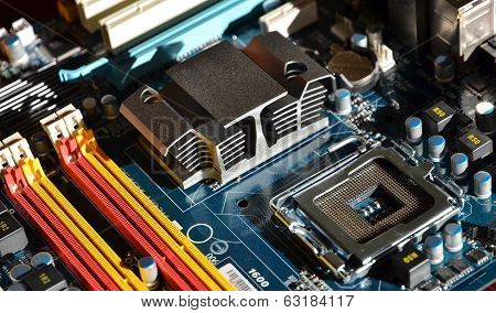 Computer Mainboard Detail