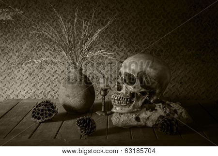 Still Life With A Skull.