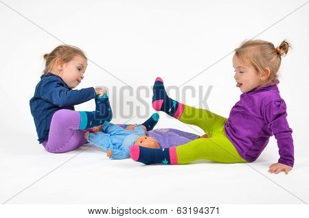 Twins Playing