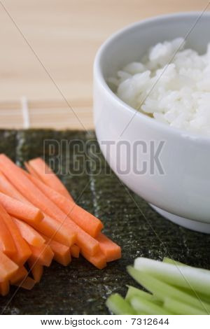 Ingredience na suši