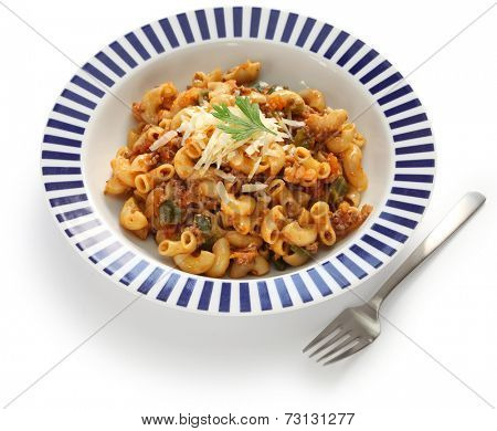 american chop suey, american goulash, american pasta dish