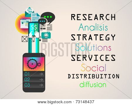 Icon Flat UI designs for business briefing, and developing process.  teamwork project planning, brainstorming , productive chain and marketing supply