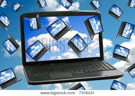 Cloud Computing Technology Concept
