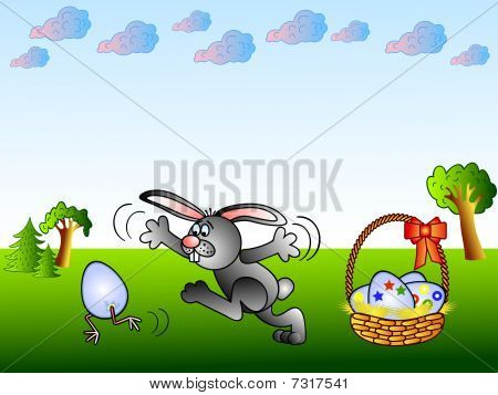 Funny Easter Bunny