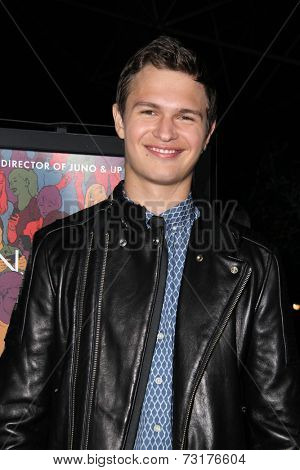 LOS ANGELES - SEP 30:  Ansel Elgort at the 