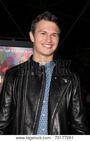 LOS ANGELES - SEP 30:  Ansel Elgort at the 