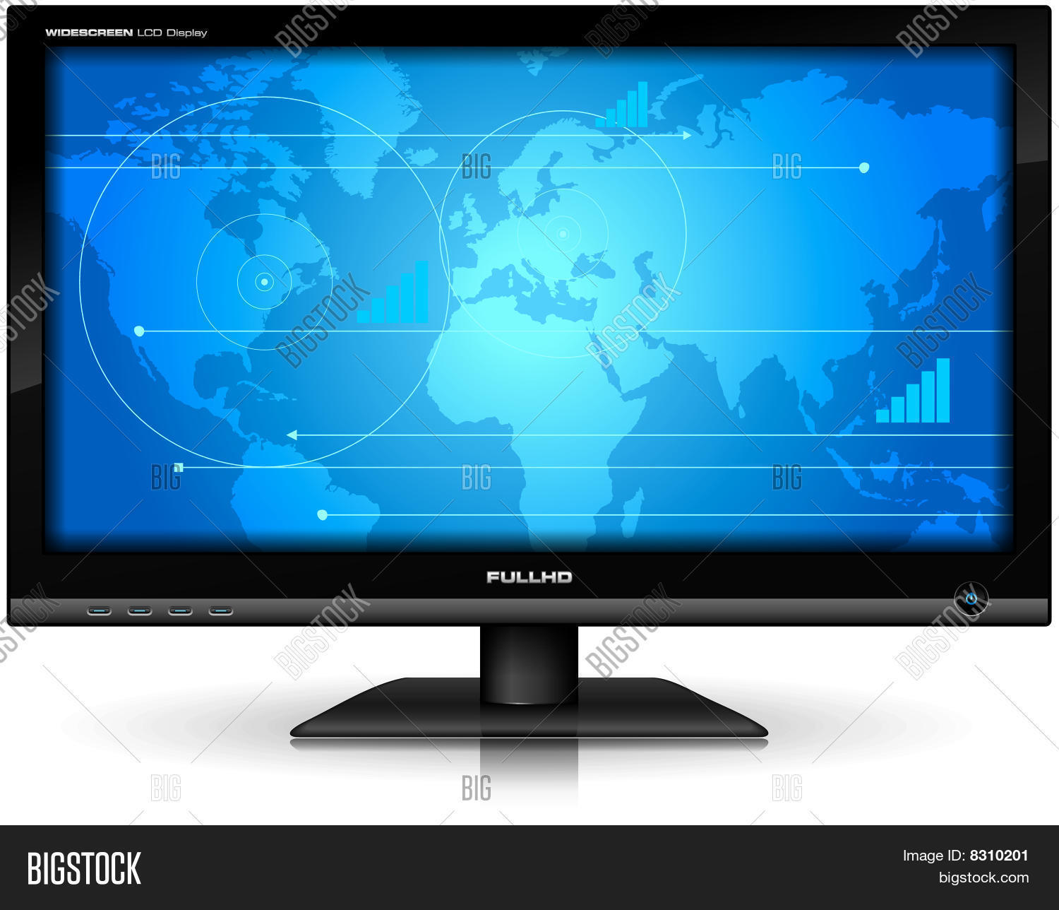 Widescreen TFT Vector & Photo (Free Trial) | Bigstock