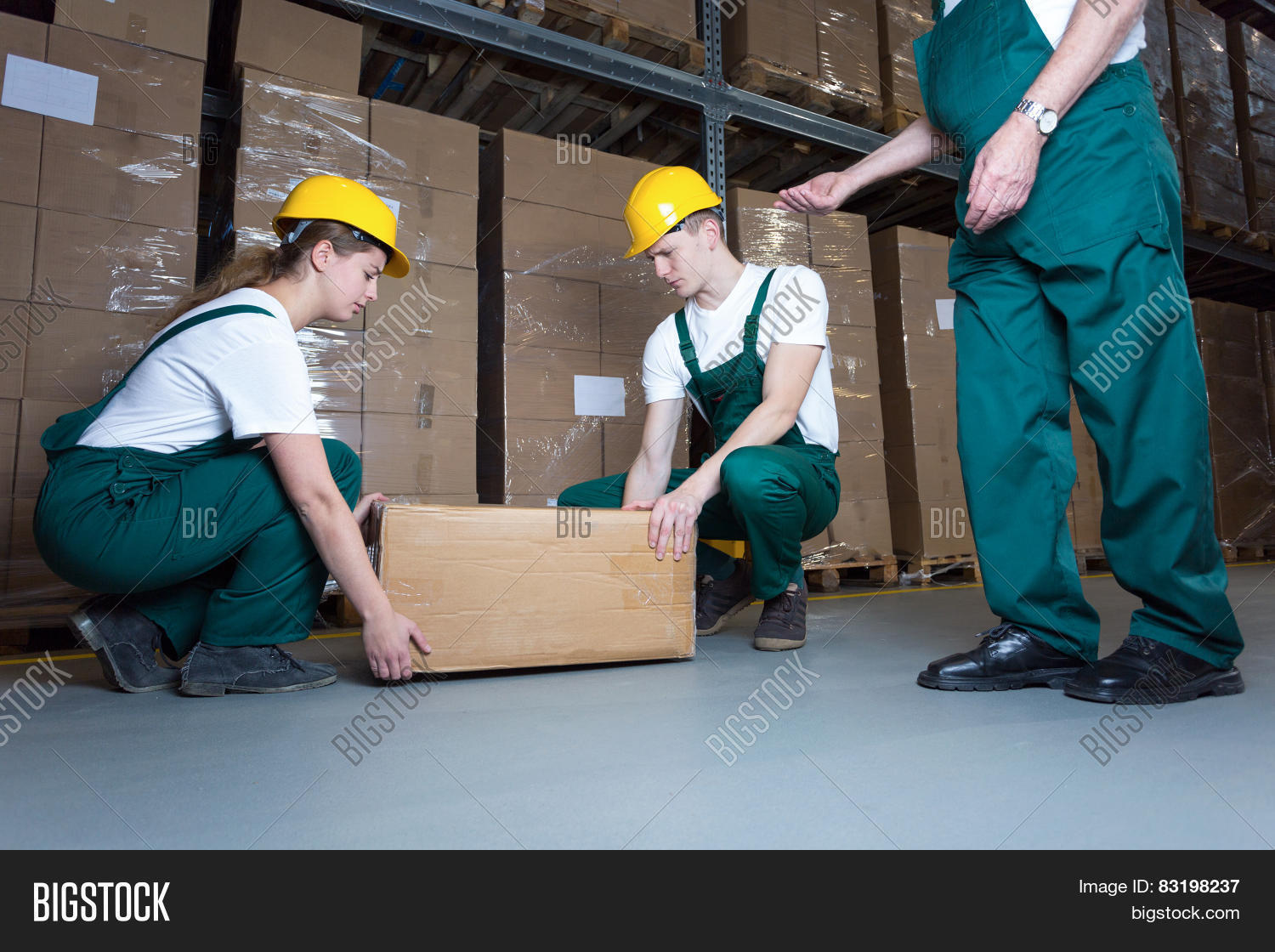 Lifting Box Image & Photo (Free Trial) Bigstock