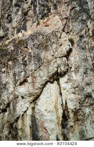 Scary Limestone Rock Wall