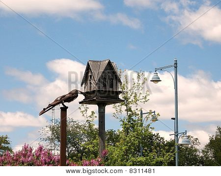 Toronto lago Iron Bird vicino Birdhouse 2008