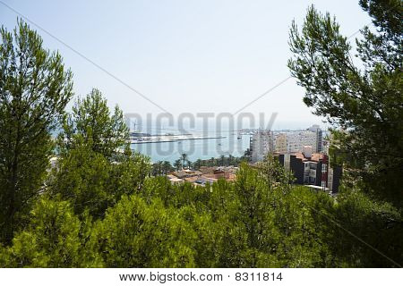 Denia Alicante udsigten fra slottet