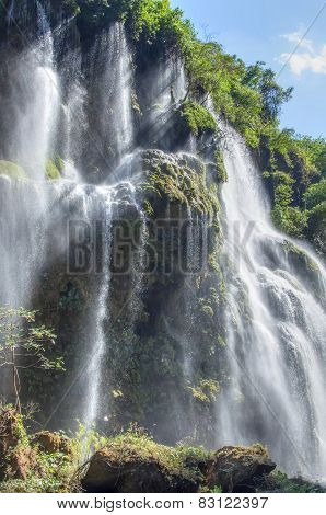 Beautiful Tropical Waterfall