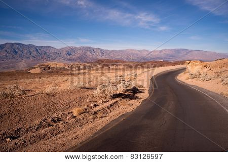 Artist's Drive Side Road Perfect Day Death Valley National Park