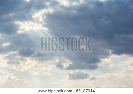 abstract cloud and sunlight on the sky