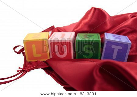 ลัสท์บล็อกจดหมายใน Nightie ไหม