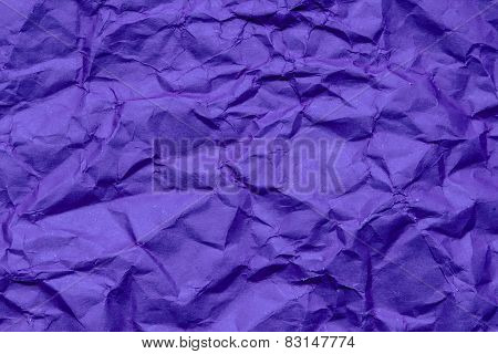 Blue Crumpled Paper, For Backgrounds