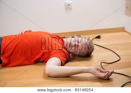 Electrocuted Electrician Lying