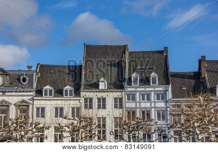 Old Houses At The Vrijthof In Maastricht