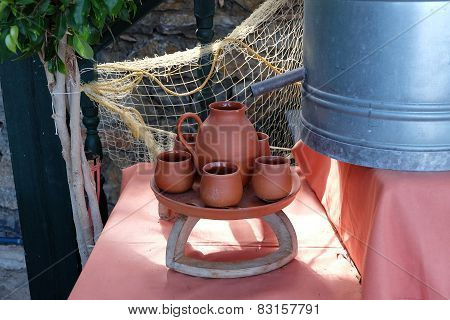 Knitted Baskets For Alcohol Bottles