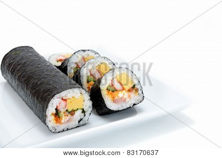 Seafood Rolled Sushi