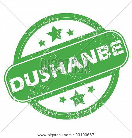 Dushanbe green stamp